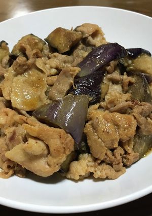 エバラ黄金の味で作る豚バラなす-レシピのメイン写真