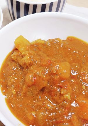 圧力鍋で作るカレー（ルウ、小麦粉不使用）-レシピのメイン写真