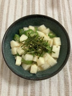 長芋とオクラのねばねばサラダ-レシピのメイン写真