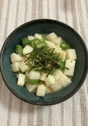長芋とオクラのねばねばサラダ-レシピのメイン写真