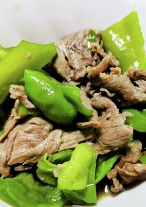 レンチンで作る牛肉ピ−マン炒め-レシピのメイン写真