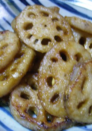レンコンだけっ！レンコンの甘辛焼き～♪-レシピのメイン写真
