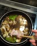 カツオと昆布薫る牛タンしゃぶしゃぶ