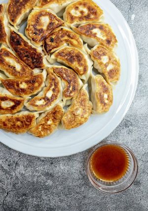 白菜たっぷり！焼き餃子-レシピのメイン写真
