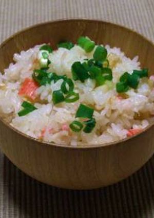 かにかまと油揚げの炊き込みごはん-レシピのメイン写真