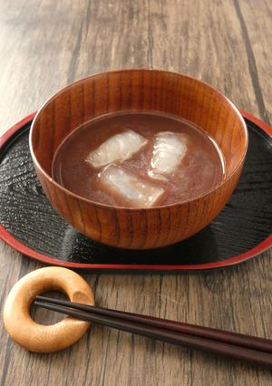 3分で完成！ライスペーパーのおしるこ-レシピのメイン写真