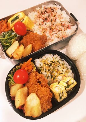 娘、息子弁当　23/9/25-レシピのメイン写真