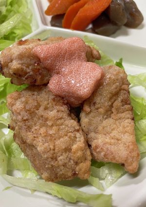 鶏胸肉竜田揚げ明太マヨソース-レシピのメイン写真
