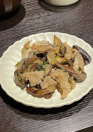 茄子もつ白味噌炒め-レシピのメイン写真