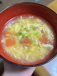 中華風!ふわふわトマトたまごスープ-レシピのメイン写真