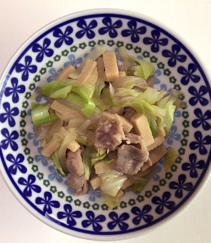 高野豆腐の炒め煮-レシピのメイン写真