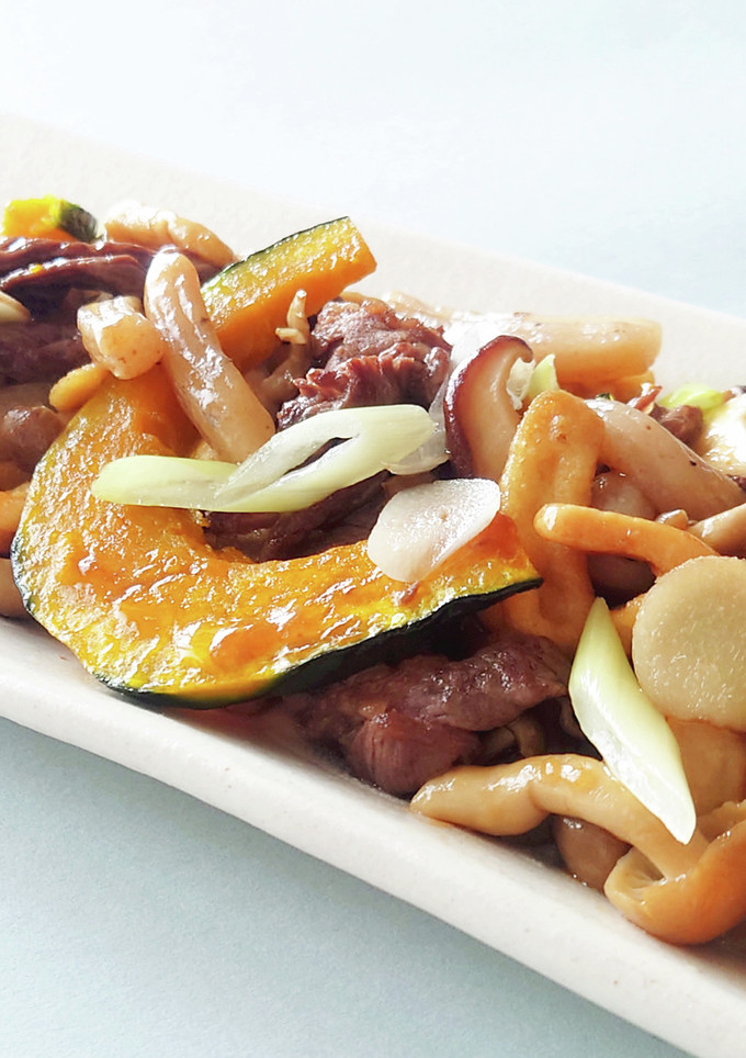 おあげと蒟蒻の季節野菜オイスター炒め-レシピのメイン写真