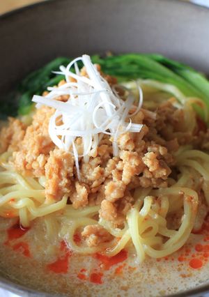 心地よい辛さにやみつき！ごま豆乳担々麺-レシピのメイン写真