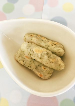 里芋と青のりチーズお焼き☆手づかみ食べ-レシピのメイン写真