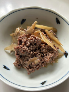 牛ひき肉と牛蒡の旨煮-レシピのメイン写真