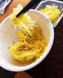 レンジで簡単！そうめんかぼちゃの下準備