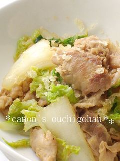 豚肉と白菜のさくさく天かす炒め-レシピのメイン写真