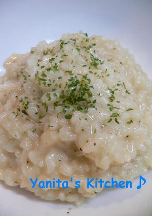 ■帆立とチーズのリゾット□-レシピのメイン写真