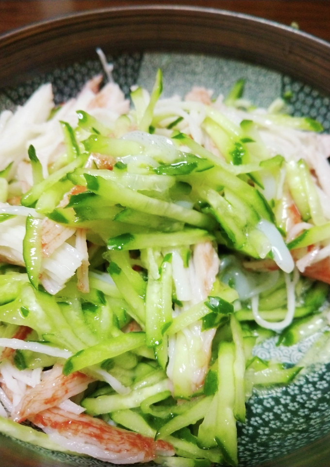 白魚の塩辛と胡瓜の和え物-レシピのメイン写真