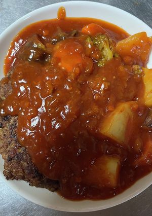 もりもりハンバーグシチュー-レシピのメイン写真