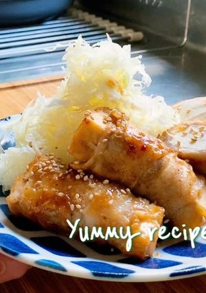 厚揚げの肉巻き・味噌だれver.-レシピのメイン写真