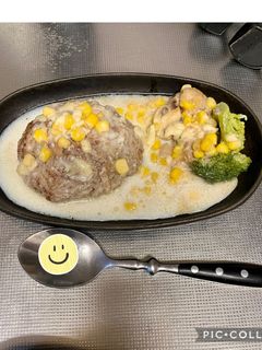 チーズハンバーグ チーズソース-レシピのメイン写真