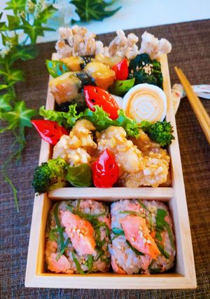 女子学生のお弁当(2023.9.26)-レシピのメイン写真