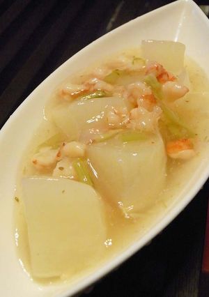 圧力鍋でトロトロ大根の海老あんかけ-レシピのメイン写真