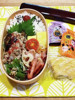 高1!男子弁当!豚こまナスみぞれ炒め69-レシピのメイン写真