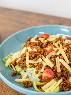 大豆ミートでお手軽タコライス-レシピのメイン写真