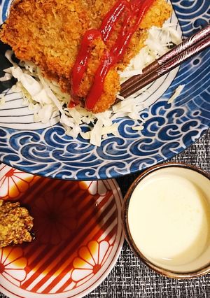 豚カツ・チーズソースを添えて-レシピのメイン写真