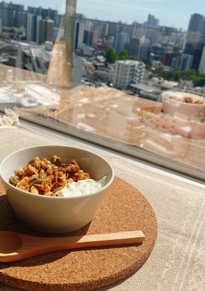 オーブンいらずの簡単ココナッツグラノーラ-レシピのメイン写真