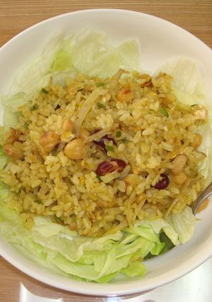＊残りご飯で・繊維質カレーチャーハン＊-レシピのメイン写真