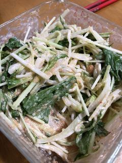 大根と水菜の明太マヨサラダ-レシピのメイン写真