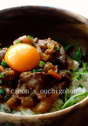 韓国風＊牛肉とキムチの辛味噌ごはん-レシピのメイン写真