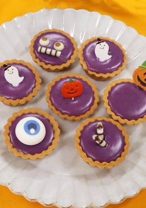 ハロウィンのガナッシュミニタルト-レシピのメイン写真