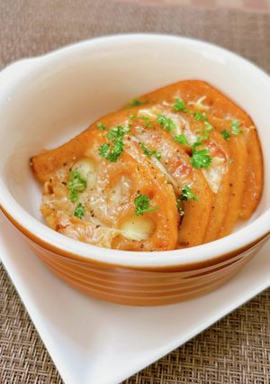 焼肉のタレで簡単♪れんこんのチーズ焼き-レシピのメイン写真