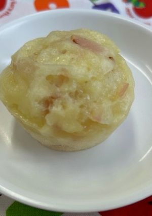 ハムチーズ蒸しパン-レシピのメイン写真