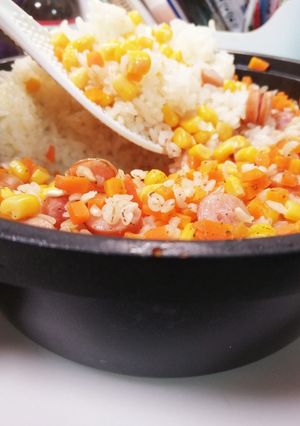 アラジントースター　コーン炊き込みご飯-レシピのメイン写真