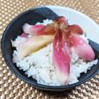 シャキシャキ食感!秋みょうがのちらし寿司