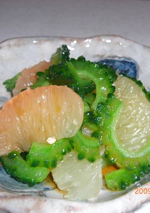 グレープフルーツとゴーヤの甘酢和え-レシピのメイン写真