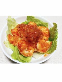 スイートチリソースで!簡単エビチリ-レシピのメイン写真