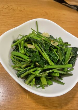 空芯菜のにんにく炒め-レシピのメイン写真