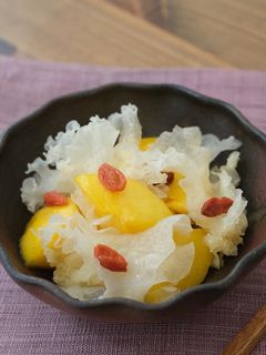【薬膳】桃と白きくらげのコンポート-レシピのメイン写真
