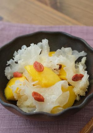 【薬膳】桃と白きくらげのコンポート-レシピのメイン写真