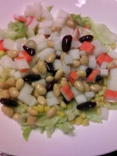 豆マメコロコロサラダ-レシピのメイン写真