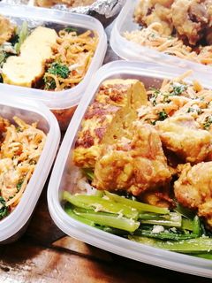 朝ごはん弁当!塩唐揚げ-レシピのメイン写真