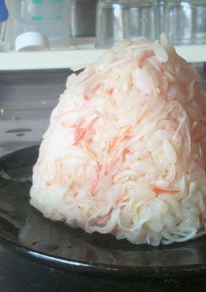 かにかまとオイソースのおにぎり-レシピのメイン写真
