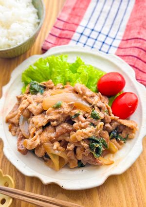 豚こまと大葉のポン酢生姜焼き-レシピのメイン写真