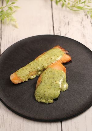 お弁当!銀鮭バジル-レシピのメイン写真